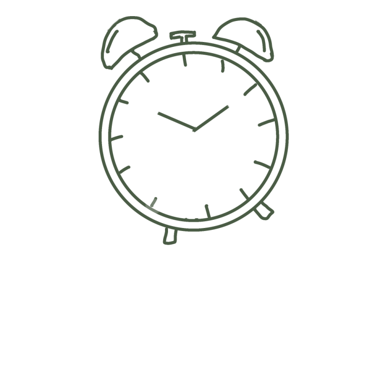 Alter Wecker symbolisiert Zeit für ausführliche Einzelberatung